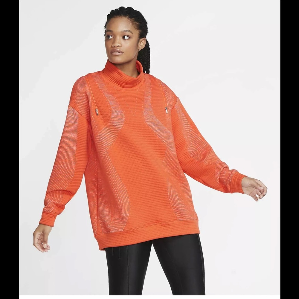 Woman’s Nike City Ready Mock Neck Tech Pack Oversized Training Top‎ Sweatshirt
